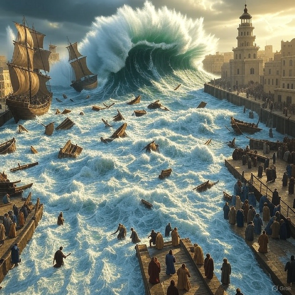August 8 2025 – The Trembling Dawn – How the 1303 Crete Earthquake Shook the Medieval World and Inspires Modern Resilience