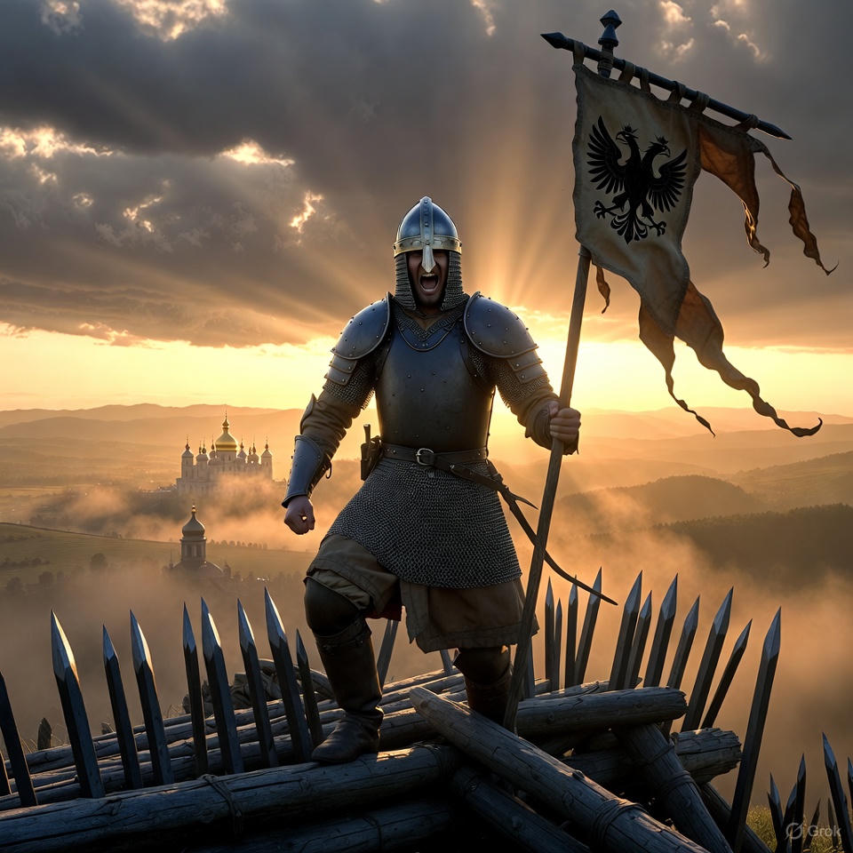 November 28 – Shadows Over the Dnieper – The Mongol Onslaught on Kyiv – A Tale of Defiance and Dawn on November 28, 1240