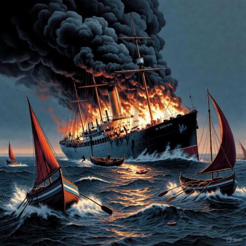 November 25 – Blaze on the Blue – The SS Sardinia’s Fiery Farewell and the Enduring Sparks of Survival November 25 – Blaze on the Blue – The SS Sardinia’s Fiery Farewell and the Enduring Sparks of Survival
