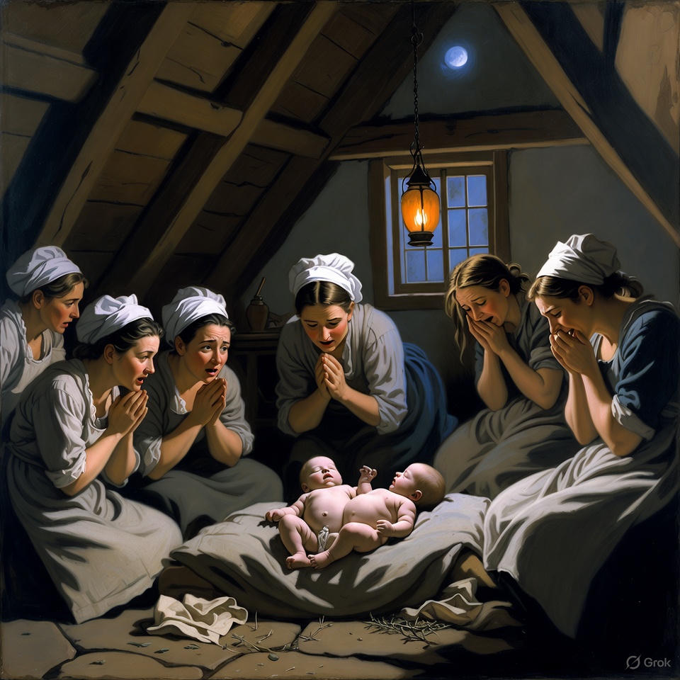 December 3 – Threads of Defiance – The Surgeon’s Silk and the Twins Who Shattered Chains on a Winter’s Dawn in 1689