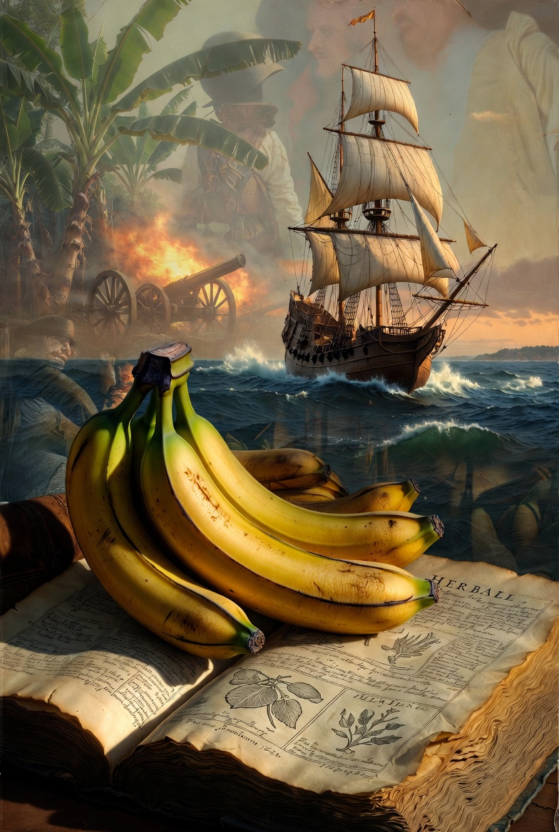 The Banana That Conquered London – Thomas Johnson’s 1633 Shop-Window Spectacle and the One-of-a-Kind “Herborising Protocol” That Can Ripen Your Entire Life