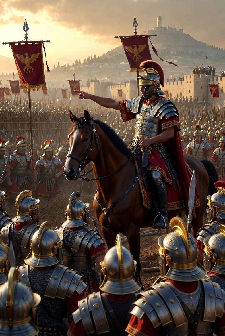 The Breach That Echoed Through Millennia – Titus and the Fall of Jerusalem’s Middle Wall on June 5, 70 AD The Breach That Echoed Through Millennia – Titus and the Fall of Jerusalem’s Middle Wall on June 5, 70 AD