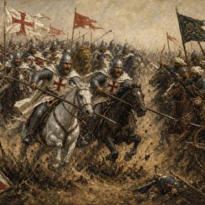 The Six Trumpets That Never Blew — How a Six-Mile March Under Arrows, One Unauthorized Shout of “St. George,” and a King Who Refused to Chase Ghosts on 7 September 1191 at Arsuf Turned Saladin’s Perfect Ambush Into the Lionheart’s Cleanest Field Victory